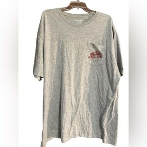 Gray Short Sleeve Tee with Crew Neck